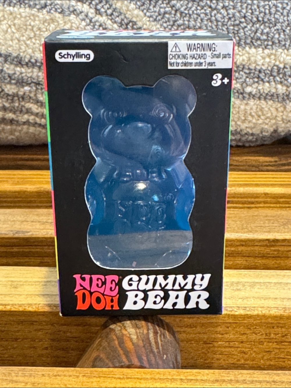 Authentic Schylling NeeDoh Blue Gummy Bear